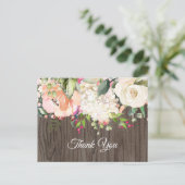 boho floral , Briefkaart voor bloemenverjaardag (Staand voorkant)