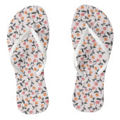Boho Floral Bud Pattern Teenslippers (Voetbed)