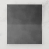 Boho Floral Chalkboard Place Card (Binnenkant ongevouwen)