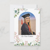 Boho Floral College Graduation Party  (Voorkant)