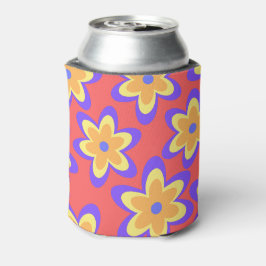 Boho Floral Colorful Pattern Blikjeskoeler