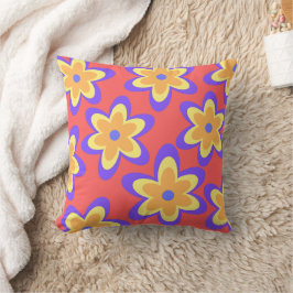Boho Floral Colorful Pattern Kussen