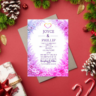 Boho Floral Custom Wedding Invites Cards Acryl Uitnodigingen