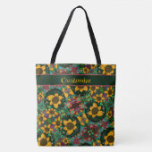  Boho Floral Daisy Custom Inspirivity tas (Voorkant)