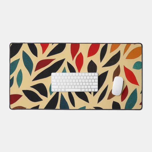 Boho Floral Desk Mat (Clavier et souris)