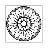 Boho Floral DIY Colour Book Rubberstempel (Afrduk)