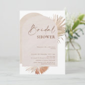 Boho Floral Double Arc nuptiale Invitation à la do (Debout devant)