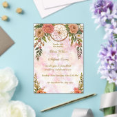 Boho Floral Dreamcatcher Faire-part de mariage (Insitu (Mariage))