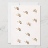 Boho Floral Dreamcatcher Save the Date Kaart (Achterkant)