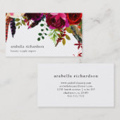 Boho Floral Drop Visitekaartje (Voorkant / Achterkant)