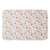 Boho Floral Earth Tonen Moderne bloemen Badmat (Voorkant)
