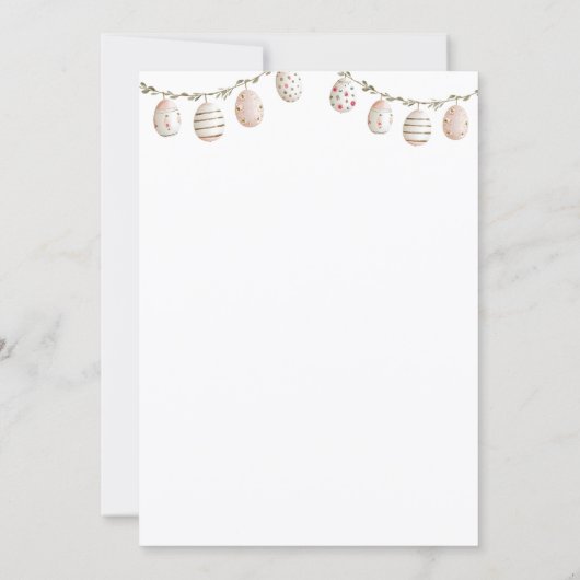 Boho Floral Easter Brunch Invitation (Dos)