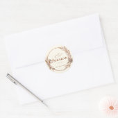 Boho Floral Eid Mubarak Autocollant (Enveloppe)