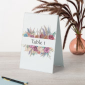 Boho Floral élégant table de mariage Tente signe (En SItu (Tableau))