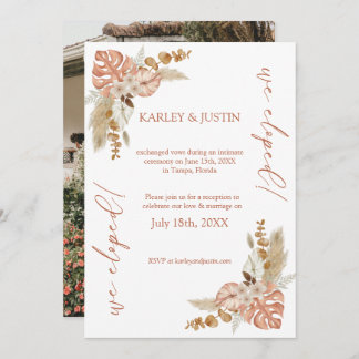 Boho Floral Elopement Faire-part