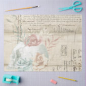 Boho Floral Ephemera Design Series #6 Tissuepapier (Craft)