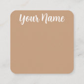 Boho Floral | Esthétique | Chic | Carte de visite (Dos)