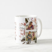 Boho Floral et verdure Photo Café Mug (Devant droit)