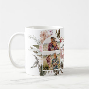 Boho Floral et verdure Photo Café Mug