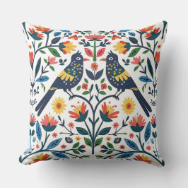 Boho Floral Fauna patroon omkeerbaar Kussen
