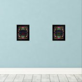 Boho Floral Folkart Accueil Sweet Home Bienheureux (Parquet)