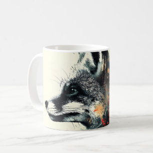 Boho Floral Fox Wildlife Natuur Koffiemok