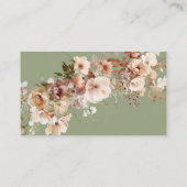 Boho Floral Gender Neutral Book Request Informatiekaartje (Achterkant)