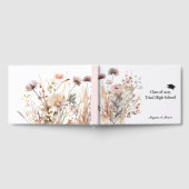 Boho Floral Graduation Foil Guestbook (Complet)
