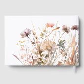 Boho Floral Graduation Foil Guestbook (Verso)
