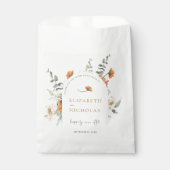 Boho Floral Greenery Botanical Wedding Favors Bedankzakje (Voorkant)