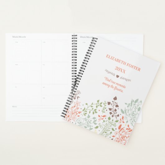 Boho Floral Inspiration Planificateur de devis (Devant avec enveloppe)