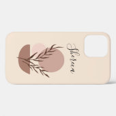 Boho Floral iPhone 12 Coque (Verso (horizontal))