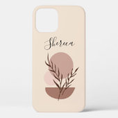 Boho Floral iPhone 12 Coque (Verso)