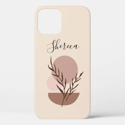 Boho Floral iPhone 12 Coque (Verso)