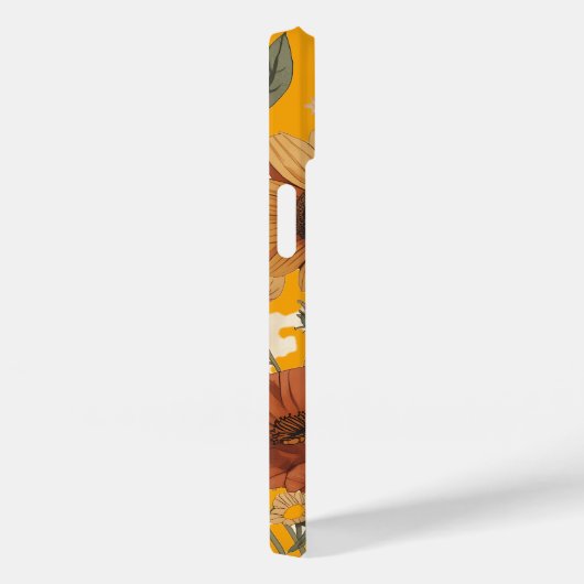 Boho Floral iPhone & iPad Case | terracotta (Achterkant / Rechts)