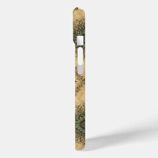 Boho Floral Mandala Watercolor coque iphone (Verso / Gauche)