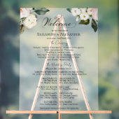 Boho Floral Mariage Cérémonie Programme Symbole ac (Neutre)