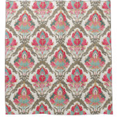 Boho Floral Medallion Pattern Douchegordijn (Voorkant)