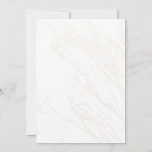 Boho Floral Moderne Faire-part de mariage (Dos)