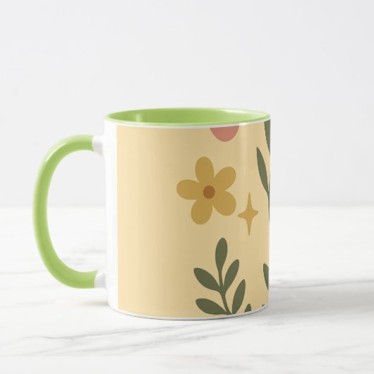 Boho Floral Mug (Gauche)