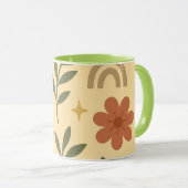 Boho Floral Mug (Devant droit)
