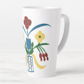 Boho Floral Mug | Vibes dessinées à la main (Angle droit)