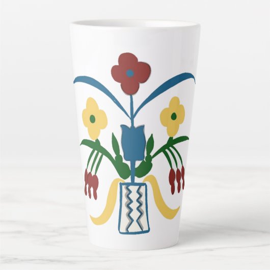 Boho Floral Mug | Vibes dessinées à la main (Devant)