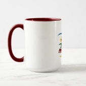 Boho Floral Mug | Vibes dessinées à la main (Gauche)