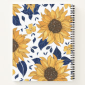 Boho floral  notitieboek (Achterkant)