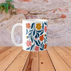 Boho Floral Nurse, RN Afstuderen cadeau voor haar Koffiemok