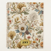 Boho Floral op Beige Planner (Voorkant)