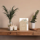 Boho Floral Pampas Genre Révélation des Invitation