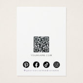 Boho Floral Pastel Wavy Hair Earrings Display Card (Dos)