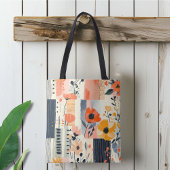 Boho Floral Patchwork Pattern Draagtas